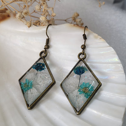 Teal Garden Resin Drops