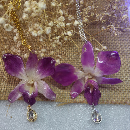 Celestial Orchid Pendant