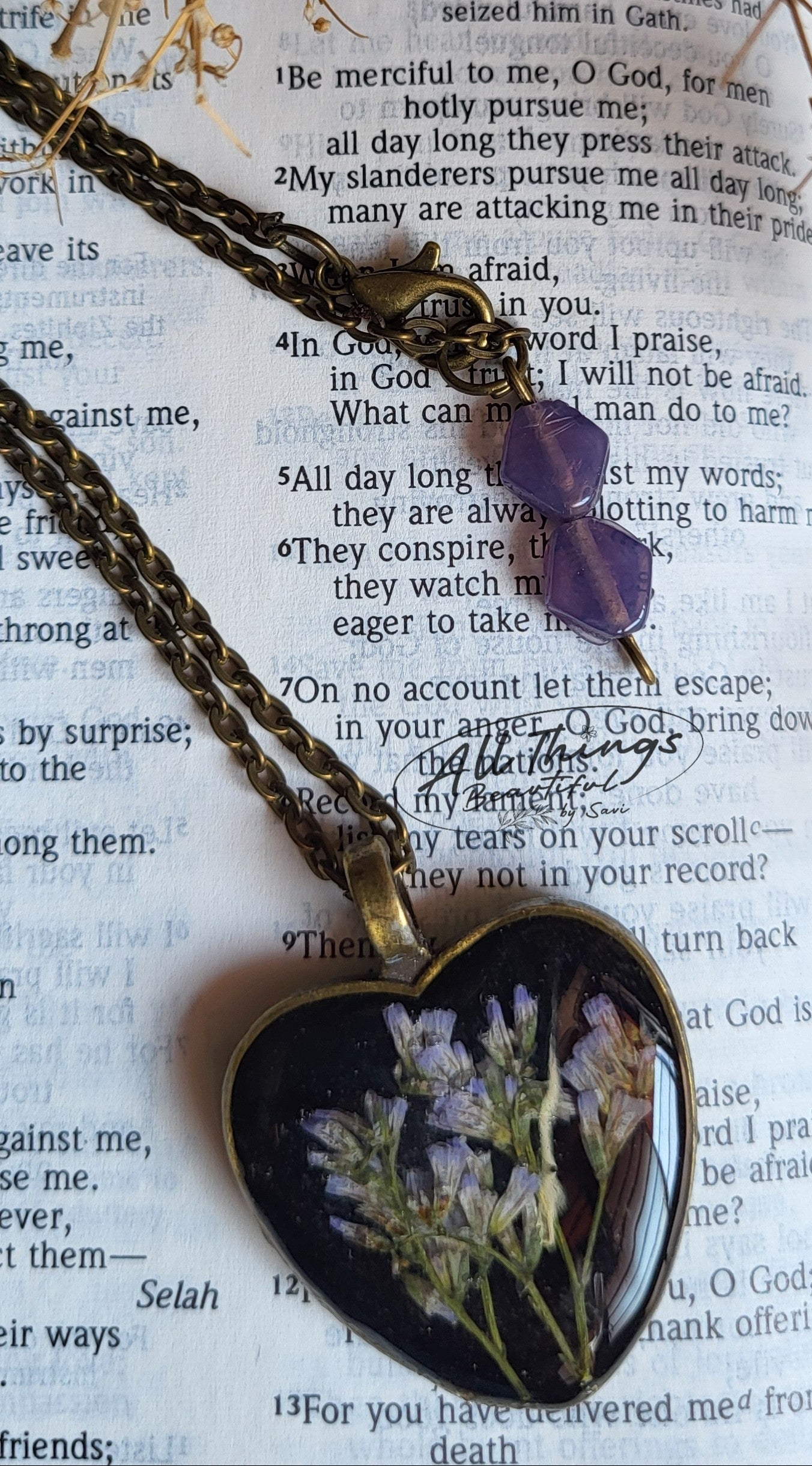 Lavender Love Necklace