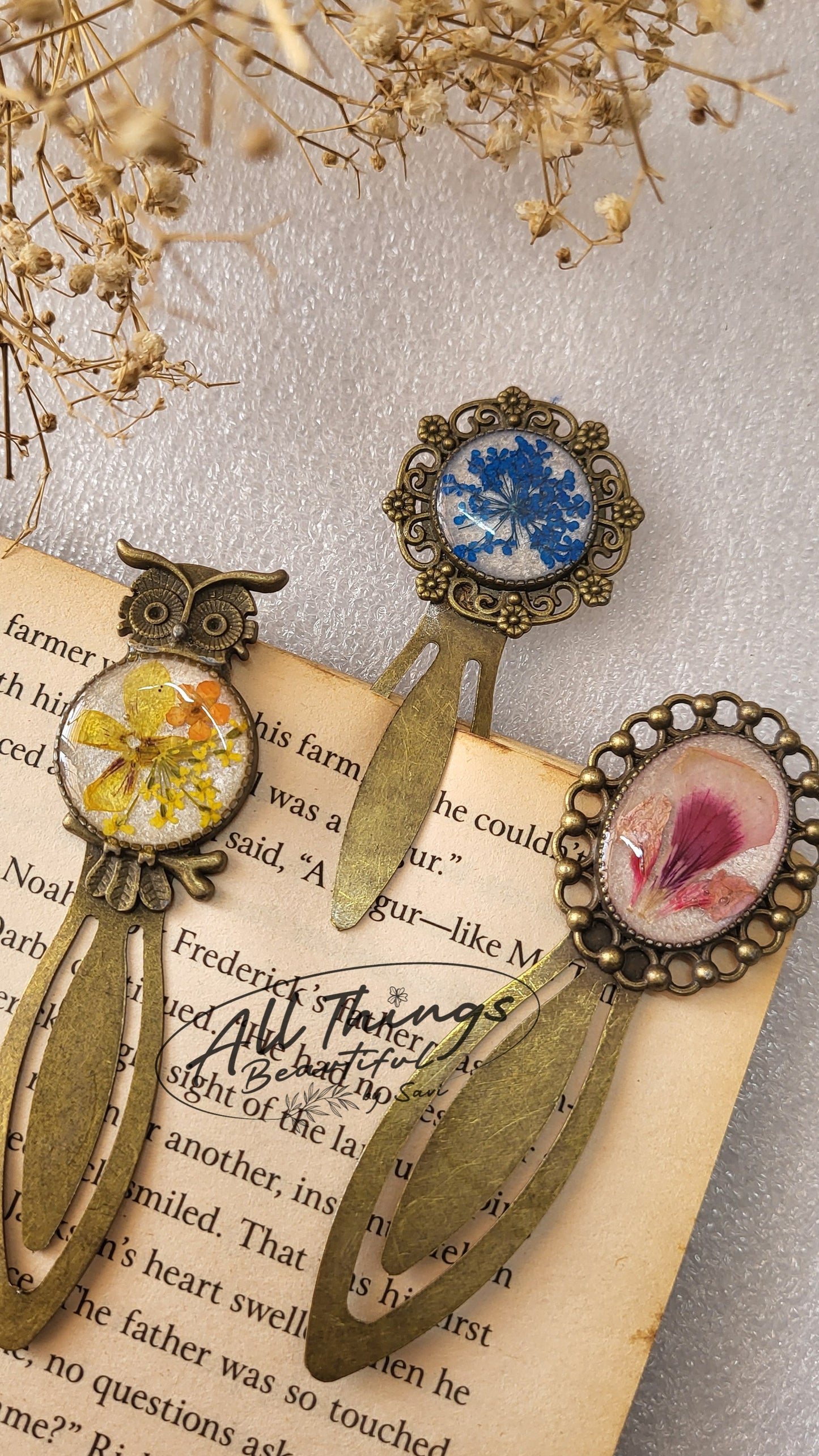 Antique Botanical Bookmark