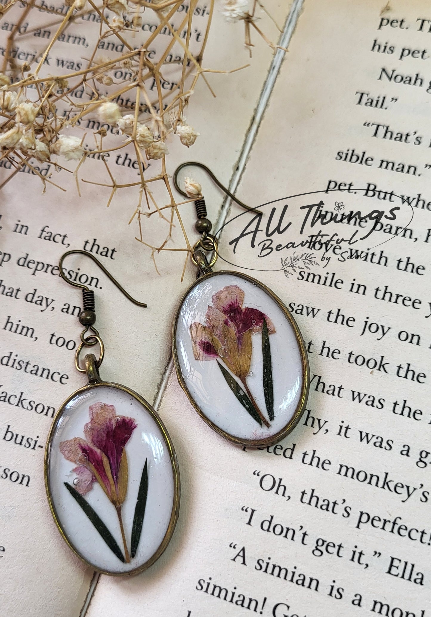 Pink Bloom Tale Earrings