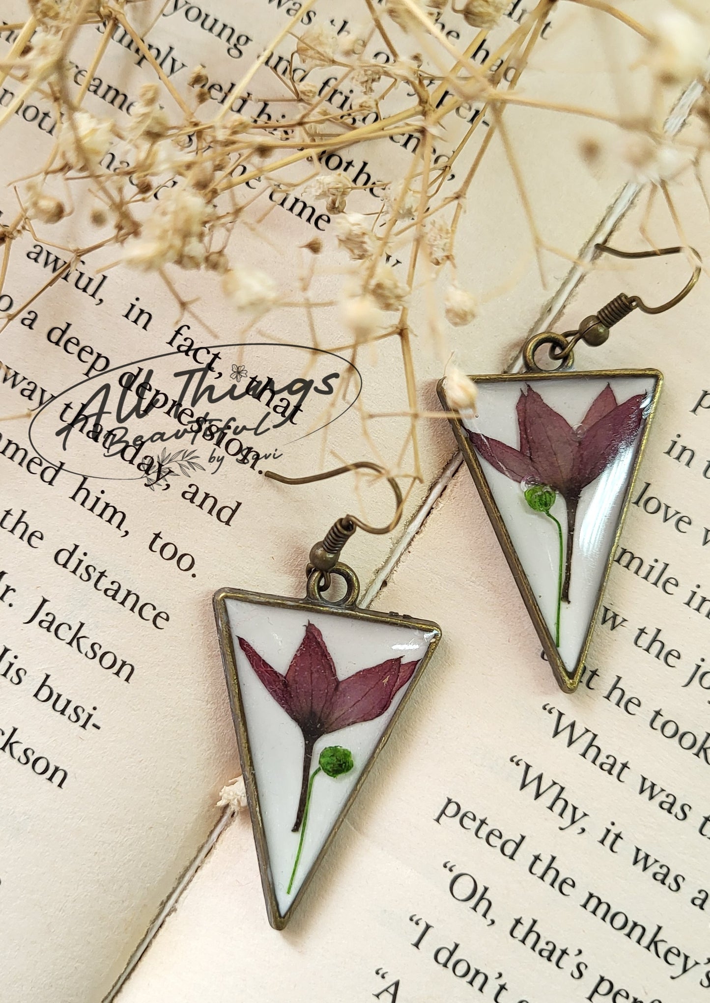 Pink Bloom Tale Earrings