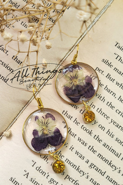 Golden Pansy Drops