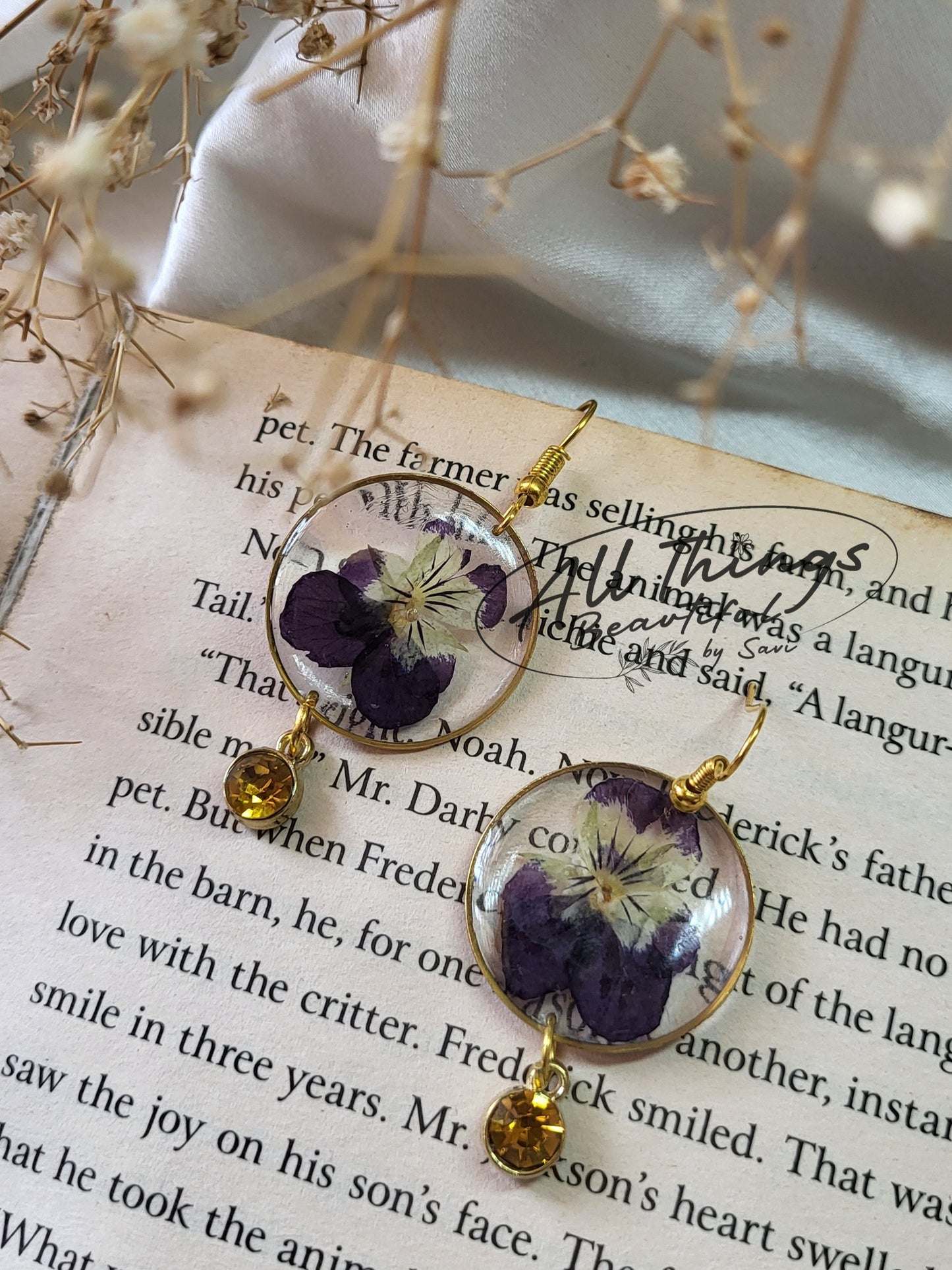 Golden Pansy Drops
