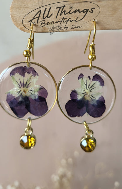 Golden Pansy Drops