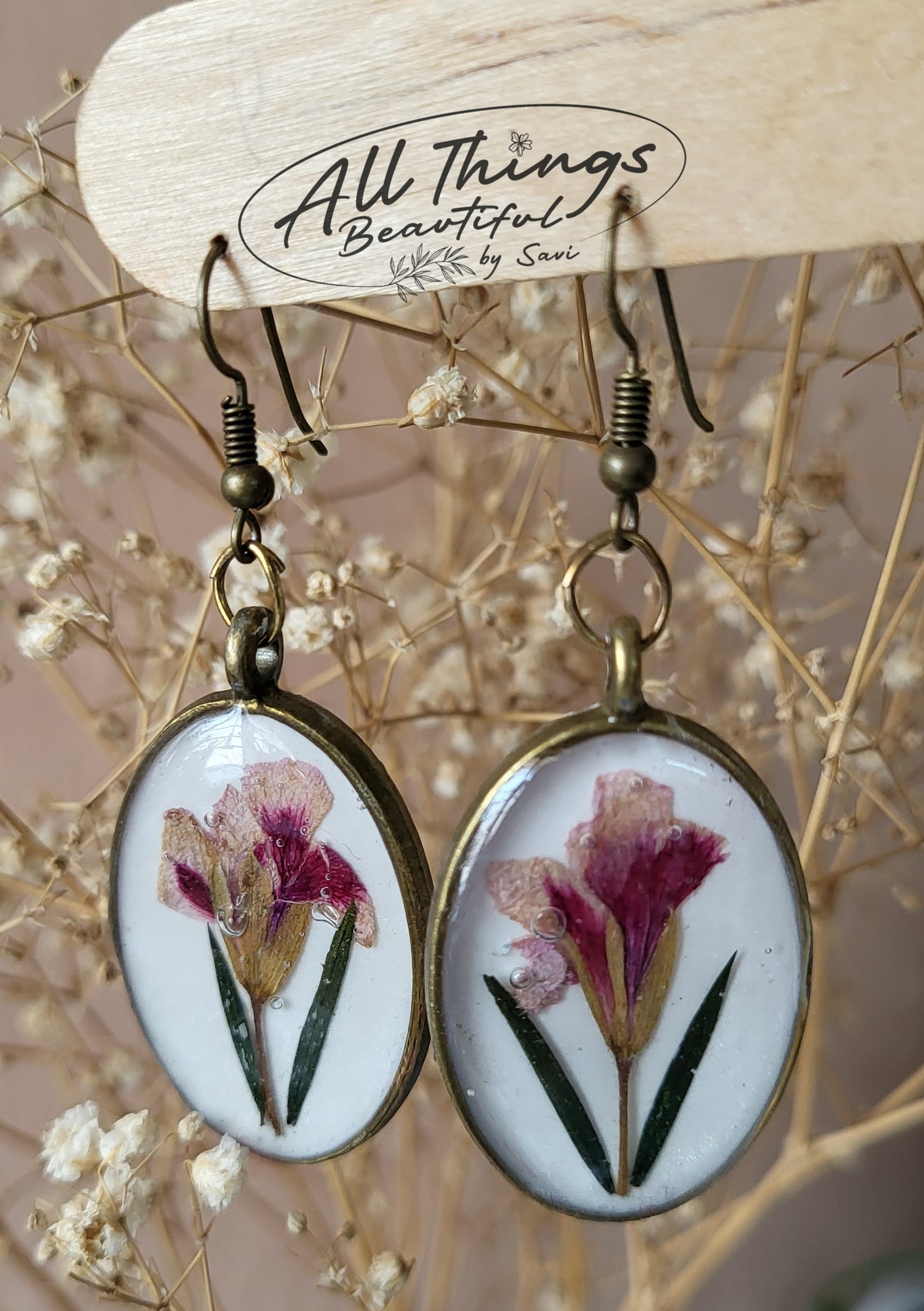 Pink Bloom Tale Earrings