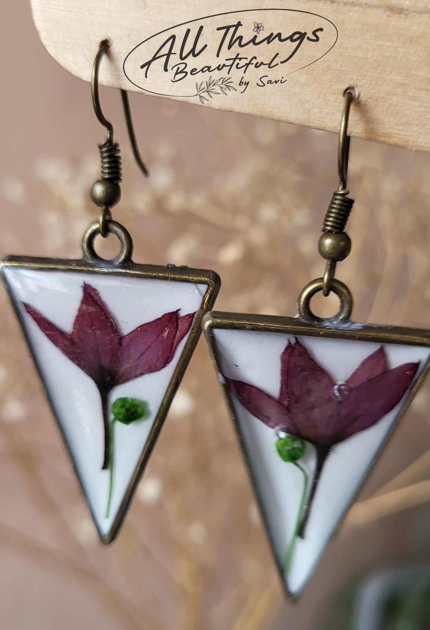 Pink Bloom Tale Earrings