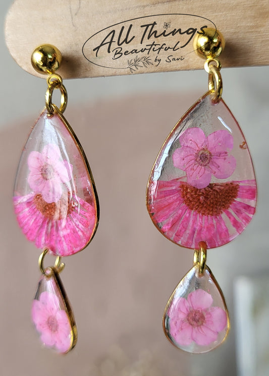 Cherry Bloom Danglers