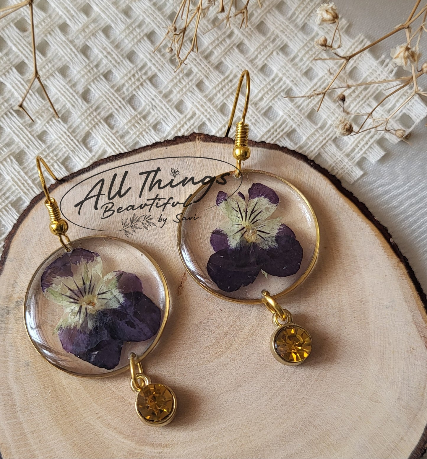Golden Pansy Drops