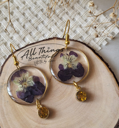 Golden Pansy Drops
