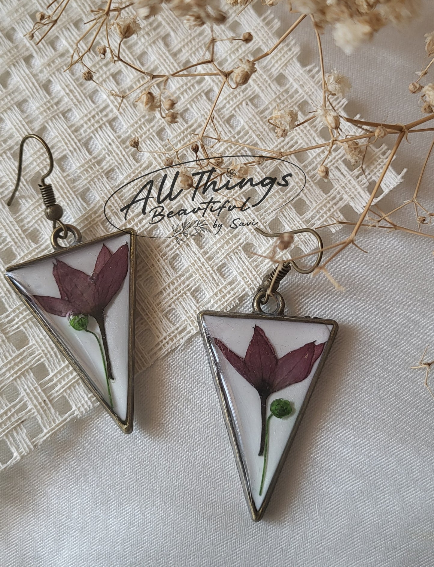 Pink Bloom Tale Earrings