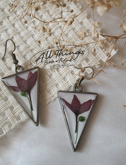 Pink Bloom Tale Earrings