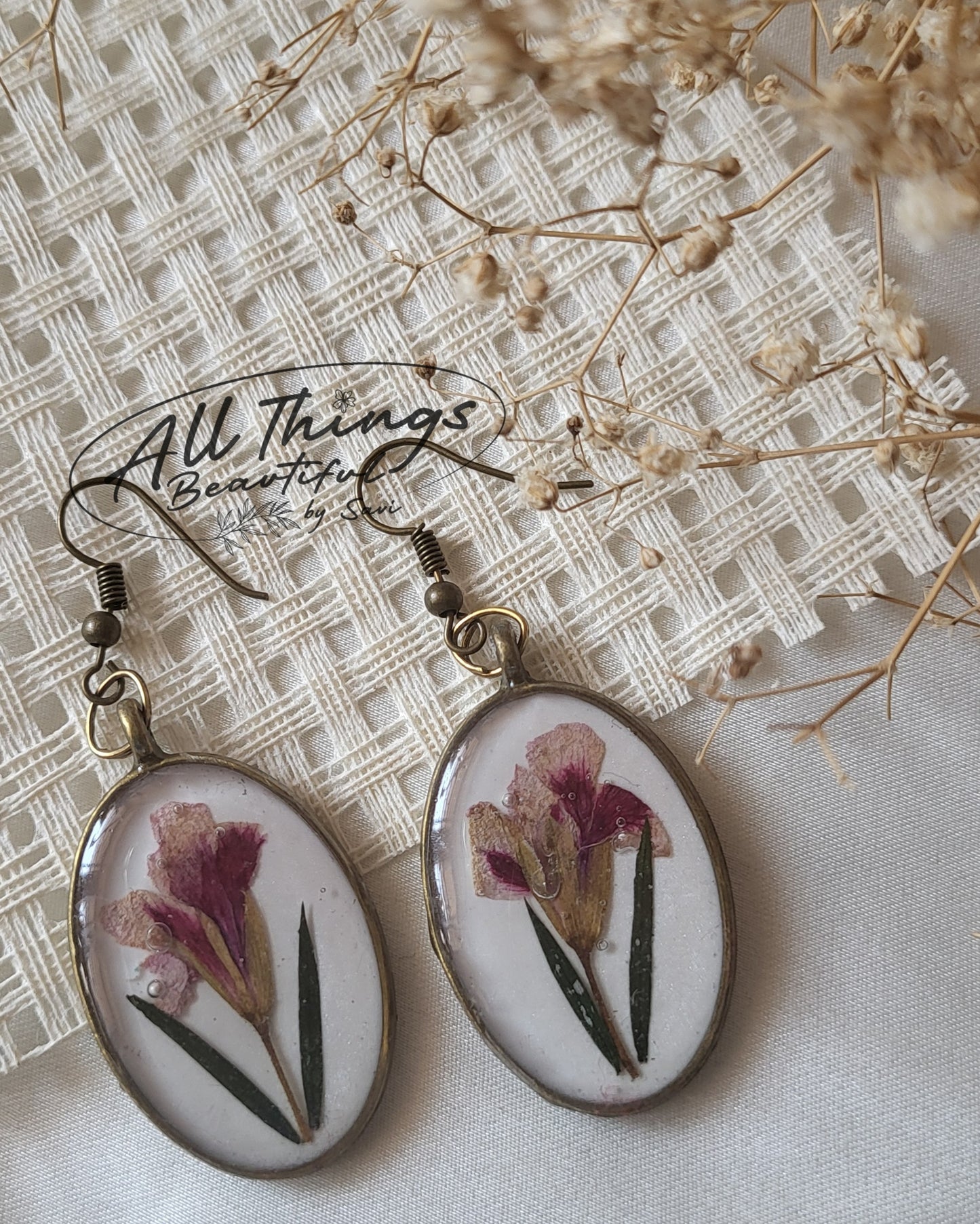 Pink Bloom Tale Earrings