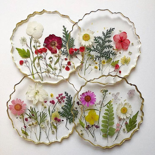Botanical Resin Coasters