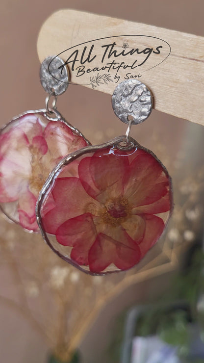 Blooming Rose Danglers