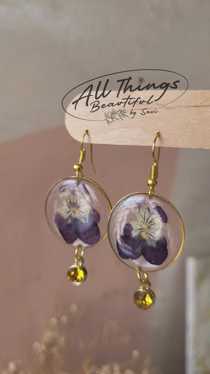 Golden Pansy Drops