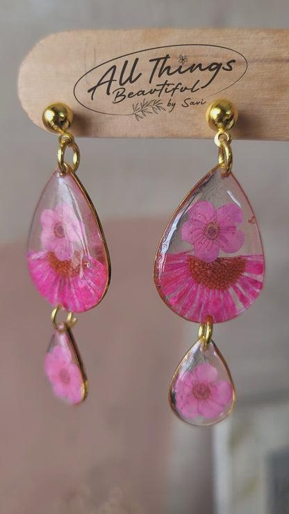 Cherry Bloom Danglers